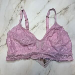 Savage X Fenty Pink Lace Bralette NWT Size 2X Plus Size